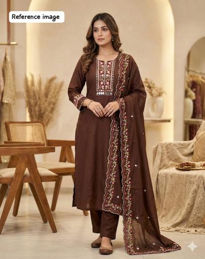 Krunique anarkali 3pcs wholesale kurti catalogue surat gujarat